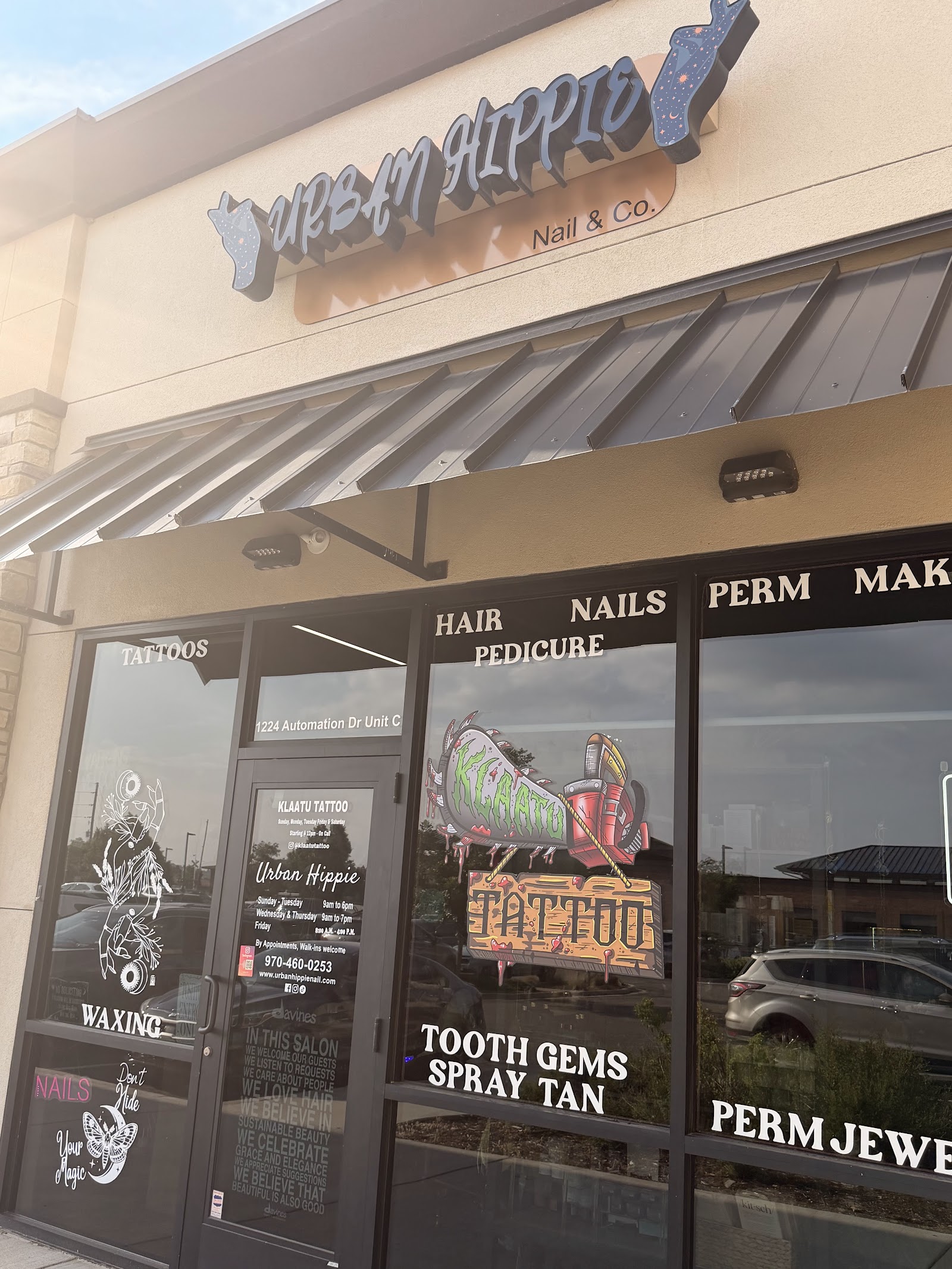 Urban Hippie Nail Lounge & Co. nail work in Windsor, Colorado